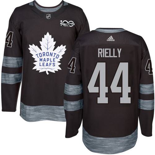 Adidas Maple Leafs #44 Morgan Rielly Black 1917-100th Anniversary Stitched NHL Jersey